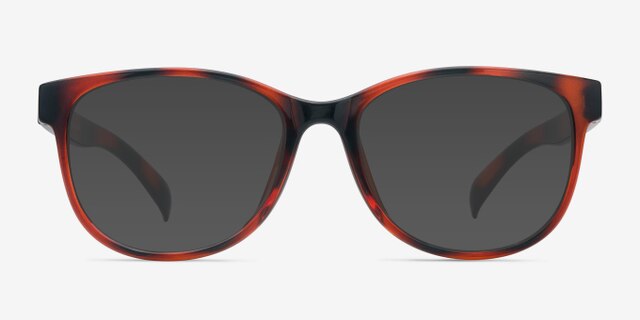 Warren Brown PlasticEyeglass Frames from EyeBuyDirect, with Tinted Lenses