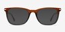 Rooibos Brown AcetateEyeglass Frames from EyeBuyDirect, with Tinted Lenses