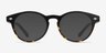 Concept Jet Amber AcetateEyeglass Frames from EyeBuyDirect, with Tinted Lenses