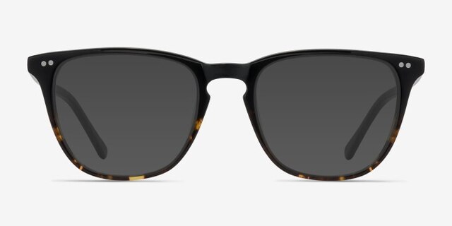 Exposure Jet Amber AcetateEyeglass Frames from EyeBuyDirect, with Tinted Lenses