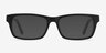Emory Black Coffee AcetateEyeglass Frames from EyeBuyDirect, with Tinted Lenses