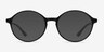 Poetic Matte Black PlastiqueMontures de lunettes de vue d'EyeBuyDirect, Avec des Verres Teintés