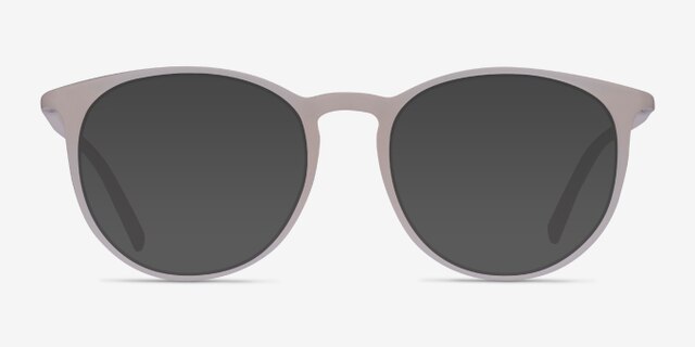 Dialogue Matte Clear PlastiqueMontures de lunettes de vue d'EyeBuyDirect, Avec des Verres Teintés