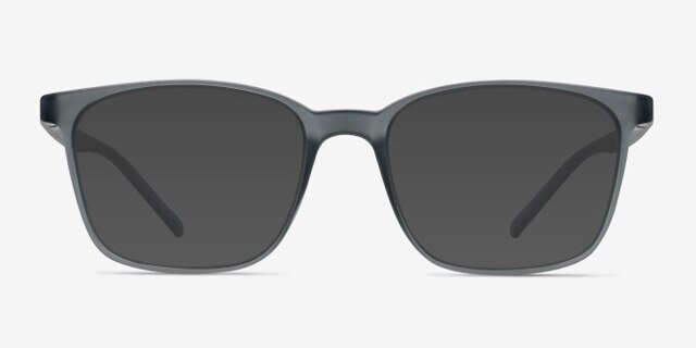 Soul Gris PlastiqueMontures de lunettes de vue d'EyeBuyDirect, Avec des Verres Teintés