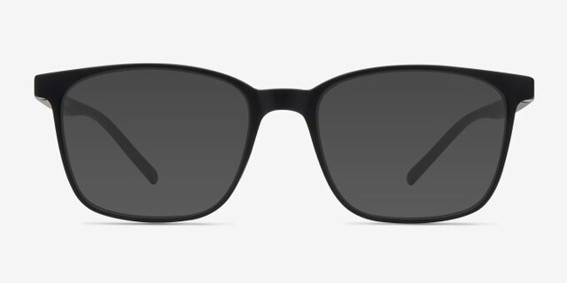 Soul Black PlasticEyeglass Frames from EyeBuyDirect, with Tinted Lenses