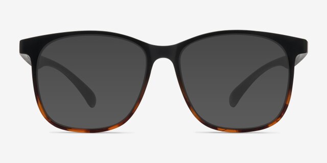 Character Black Tortoise PlastiqueMontures de lunettes de vue d'EyeBuyDirect, Avec des Verres Teintés