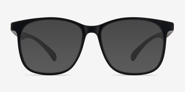 Character Matte Black PlastiqueMontures de lunettes de vue d'EyeBuyDirect, Avec des Verres Teintés
