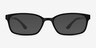 Clover Black & Apricot PlasticEyeglass Frames from EyeBuyDirect, with Tinted Lenses