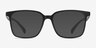 Magnus Matte Black PlasticEyeglass Frames from EyeBuyDirect, with Tinted Lenses