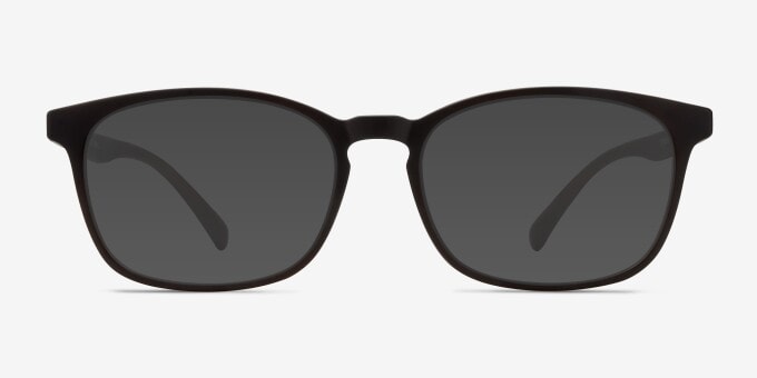 Forest Rectangle Matte Black Full Rim Eyeglasses | Eyebuydirect