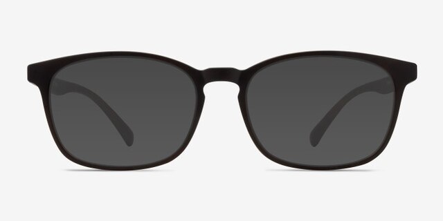 Forest Matte Brown PlasticEyeglass Frames from EyeBuyDirect, with Tinted Lenses