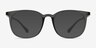 Cheer Matte Ash PlasticEyeglass Frames from EyeBuyDirect, with Tinted Lenses