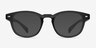 Atomic Matte Gray PlasticEyeglass Frames from EyeBuyDirect, with Tinted Lenses