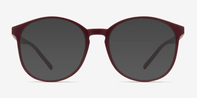 Days Matte Red PlastiqueMontures de lunettes de vue d'EyeBuyDirect, Avec des Verres Teintés