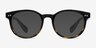 Achiever Brown Floral PlasticEyeglass Frames from EyeBuyDirect, with Tinted Lenses