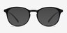 Brace Matte Black PlasticEyeglass Frames from EyeBuyDirect, with Tinted Lenses