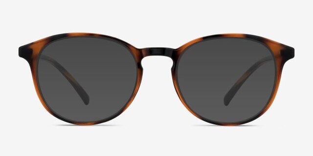 Brace Tortoise PlasticEyeglass Frames from EyeBuyDirect, with Tinted Lenses
