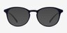 Brace Matte Navy PlasticEyeglass Frames from EyeBuyDirect, with Tinted Lenses