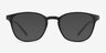 Saunter Black PlasticEyeglass Frames from EyeBuyDirect, with Tinted Lenses
