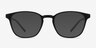 Saunter Matte Black PlasticEyeglass Frames from EyeBuyDirect, with Tinted Lenses