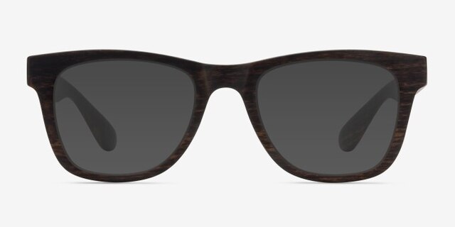 Project Brown Striped PlasticEyeglass Frames from EyeBuyDirect, with Tinted Lenses