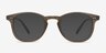 Symmetry Taupe AcetateEyeglass Frames from EyeBuyDirect, with Tinted Lenses