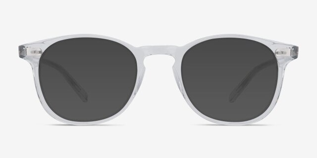 Symmetry Transparent AcétateMontures de lunettes de vue d'EyeBuyDirect, Avec des Verres Teintés