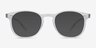 Symmetry Transparent AcétateMontures de lunettes de vue d'EyeBuyDirect, Avec des Verres Teintés