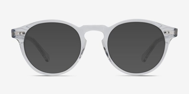 Theory Clear AcetateEyeglass Frames from EyeBuyDirect, with Tinted Lenses
