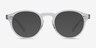 Theory Clear AcetateEyeglass Frames from EyeBuyDirect, with Tinted Lenses