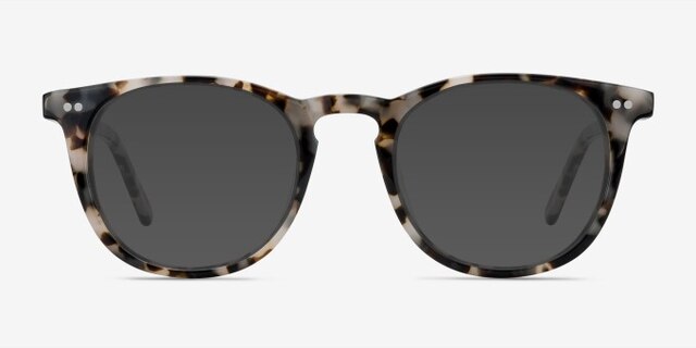 Aurora Flecked Ivory AcetateEyeglass Frames from EyeBuyDirect, with Tinted Lenses