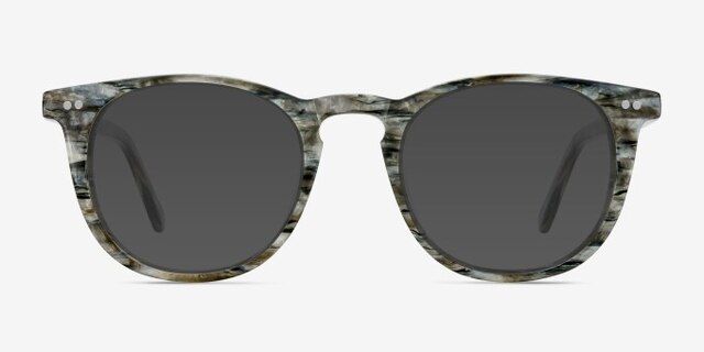 Aurora Stone AcetateEyeglass Frames from EyeBuyDirect, with Tinted Lenses