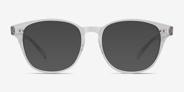 Lucid Transparent AcétateMontures de lunettes de vue d'EyeBuyDirect, Avec des Verres Teintés