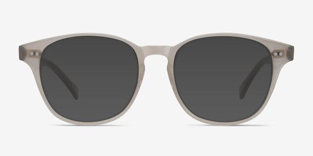 Lucid Clear Gray AcétateMontures de lunettes de vue d'EyeBuyDirect, Avec des Verres Teintés