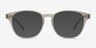 Lucid Clear Gray AcétateMontures de lunettes de vue d'EyeBuyDirect, Avec des Verres Teintés