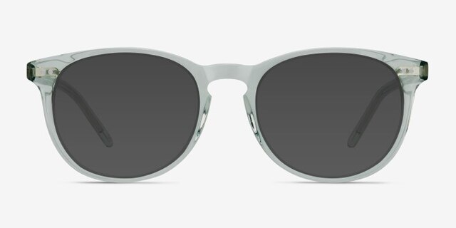 Aura Clear Jade AcétateMontures de lunettes de vue d'EyeBuyDirect, Avec des Verres Teintés
