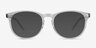 Aura Translucent AcétateMontures de lunettes de vue d'EyeBuyDirect, Avec des Verres Teintés