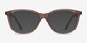 Escape Matte Pink AcetateEyeglass Frames from EyeBuyDirect, with Tinted Lenses