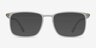 Structure Frosted Clear PlasticEyeglass Frames from EyeBuyDirect, with Tinted Lenses