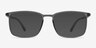 Structure Clear Gray PlasticEyeglass Frames from EyeBuyDirect, with Tinted Lenses