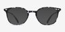 Hubris Black Floral PlasticEyeglass Frames from EyeBuyDirect, with Tinted Lenses