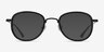 Vagabond Black PlasticEyeglass Frames from EyeBuyDirect, with Tinted Lenses