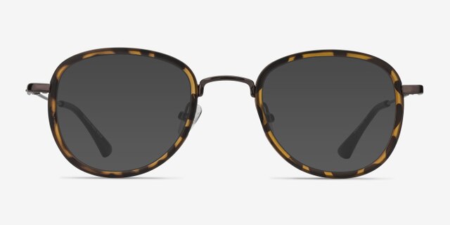 Vagabond Tortoise PlasticEyeglass Frames from EyeBuyDirect, with Tinted Lenses