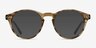 Method Brown Striped AcetateEyeglass Frames from EyeBuyDirect, with Tinted Lenses