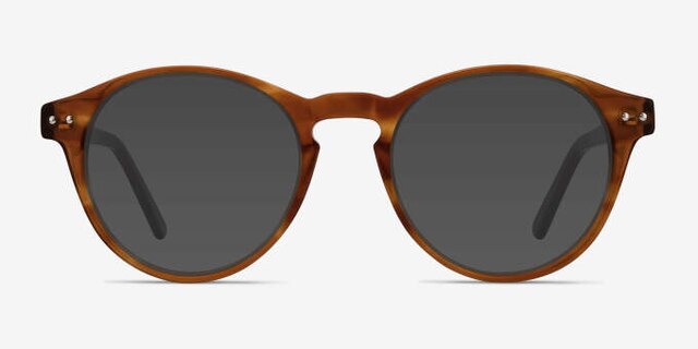 Method Brown AcetateEyeglass Frames from EyeBuyDirect, with Tinted Lenses