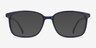 Vale Dark Navy AcetateEyeglass Frames from EyeBuyDirect, with Tinted Lenses