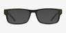 Aidan Black AcetateEyeglass Frames from EyeBuyDirect, with Tinted Lenses