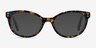 Valentina Brown Floral AcetateEyeglass Frames from EyeBuyDirect, with Tinted Lenses