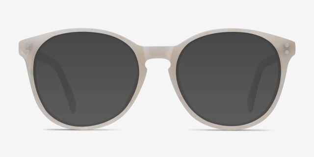 Pride Pearly White AcetateEyeglass Frames from EyeBuyDirect, with Tinted Lenses