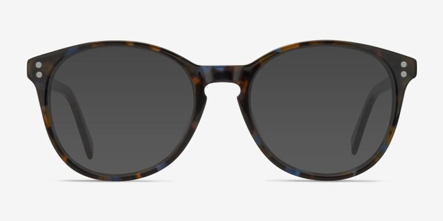 Pride Brown Floral AcetateEyeglass Frames from EyeBuyDirect, with Tinted Lenses